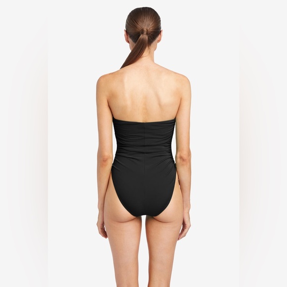 ROBIN PICCONE AUBREY BANDEAU ONE PIECE, Size 12, $176 - Picture 3 of 11